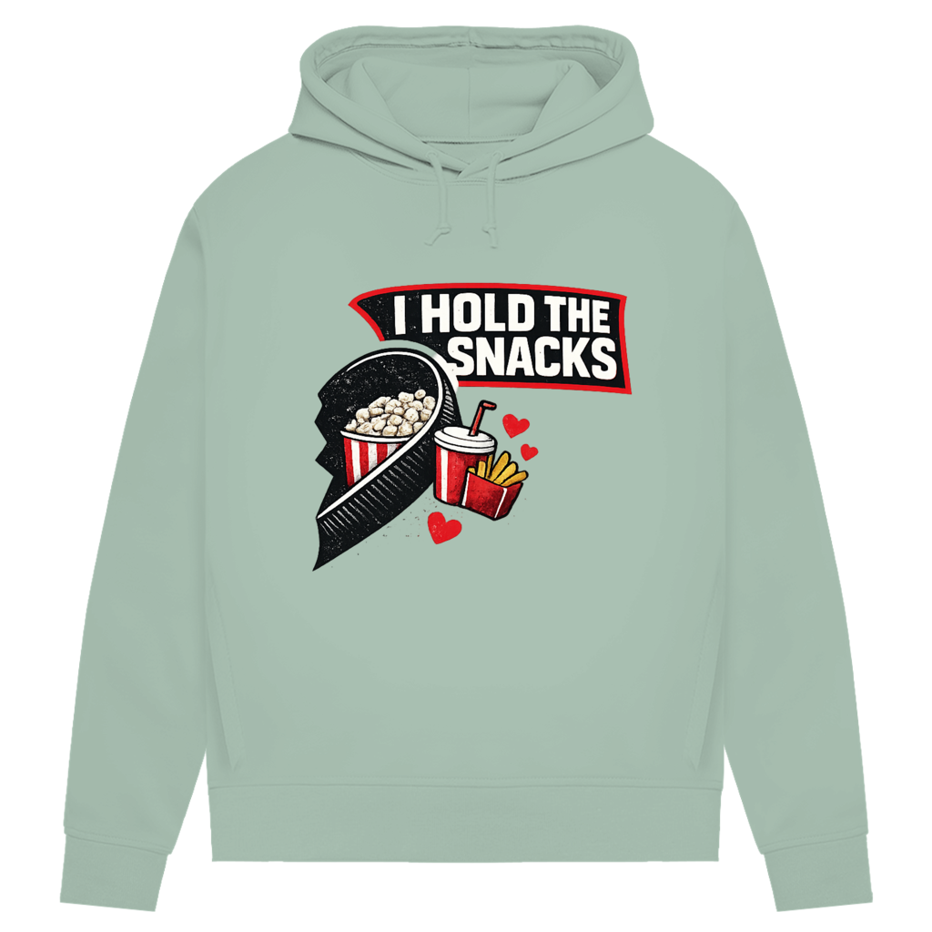 Damen Premium Hoodie COUPLE HOLD SNACKS