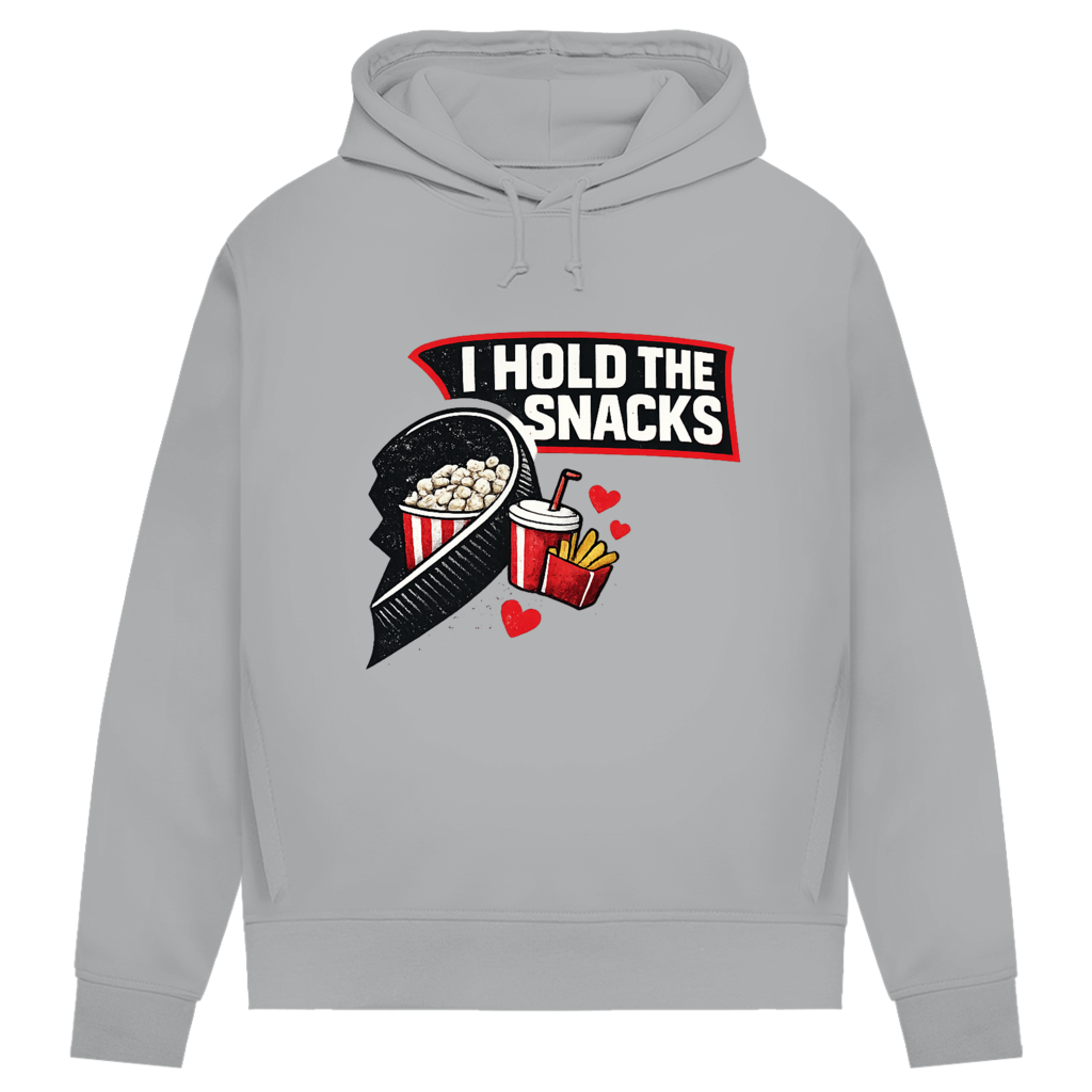 Damen Premium Hoodie COUPLE HOLD SNACKS