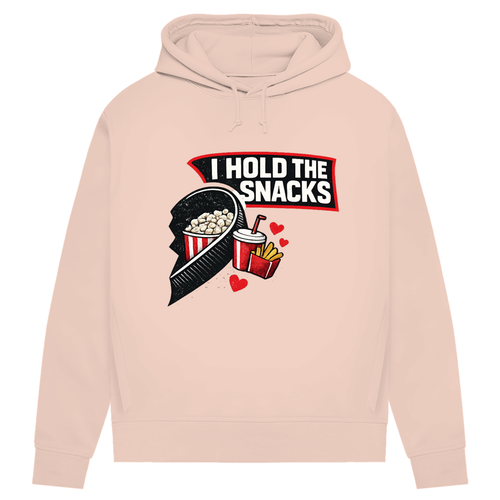 Damen Premium Hoodie COUPLE HOLD SNACKS