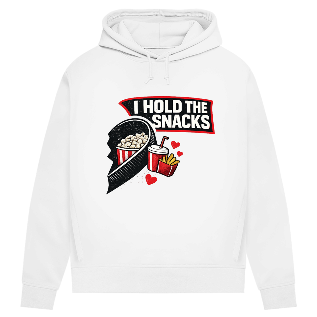 Damen Premium Hoodie COUPLE HOLD SNACKS