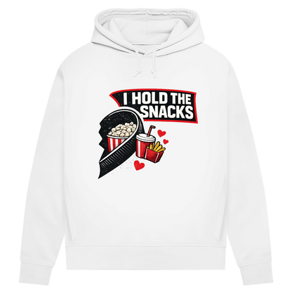 Damen Premium Hoodie COUPLE HOLD SNACKS