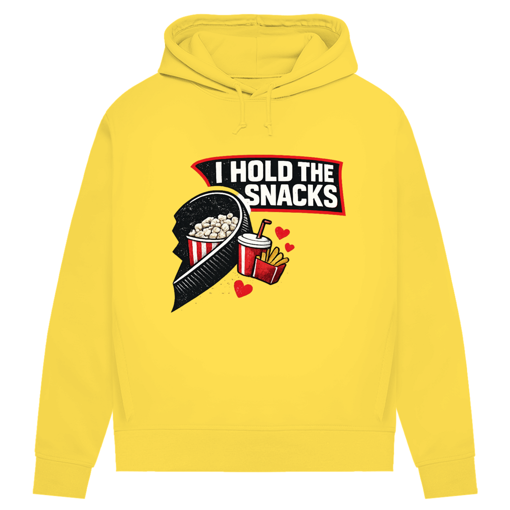 Damen Premium Hoodie COUPLE HOLD SNACKS