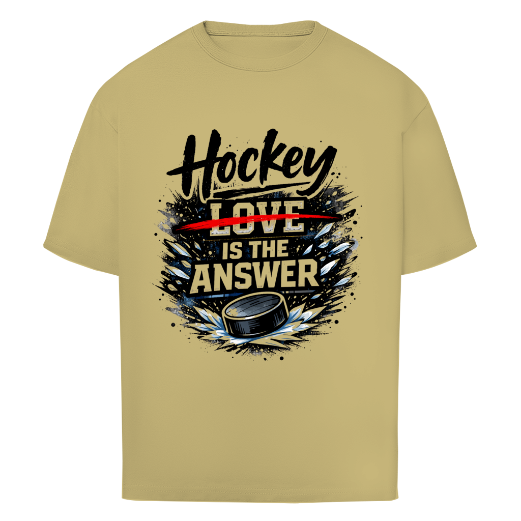 Oversize T-Shirt HOCKEY IS THE ANSWER