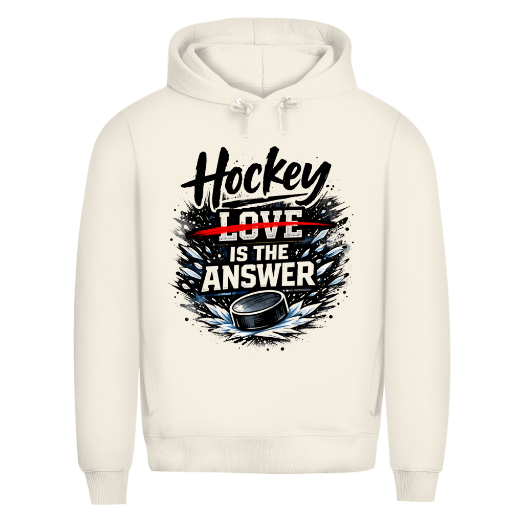 Premium Hoodie HOCKEY IS THE ANSWER