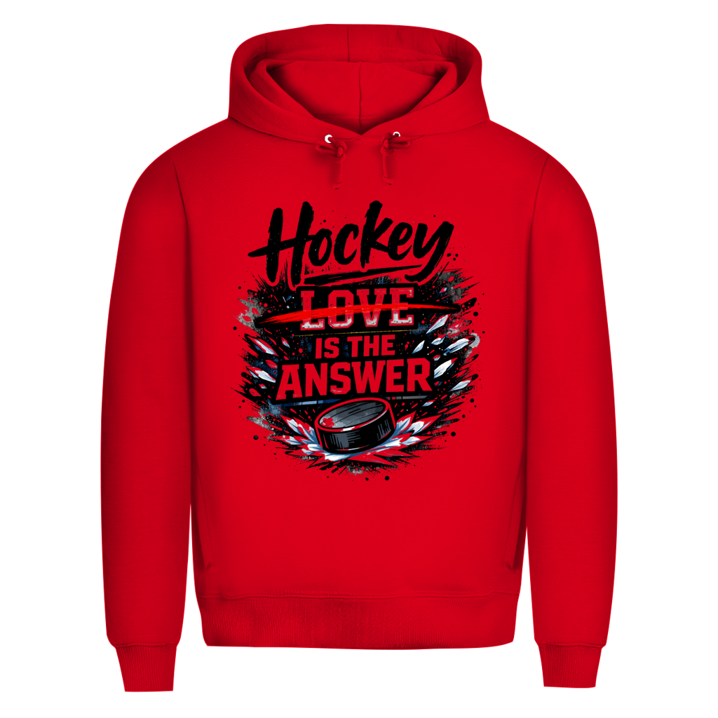 Premium Hoodie HOCKEY IS THE ANSWER