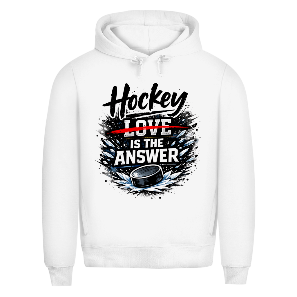 Premium Hoodie HOCKEY IS THE ANSWER
