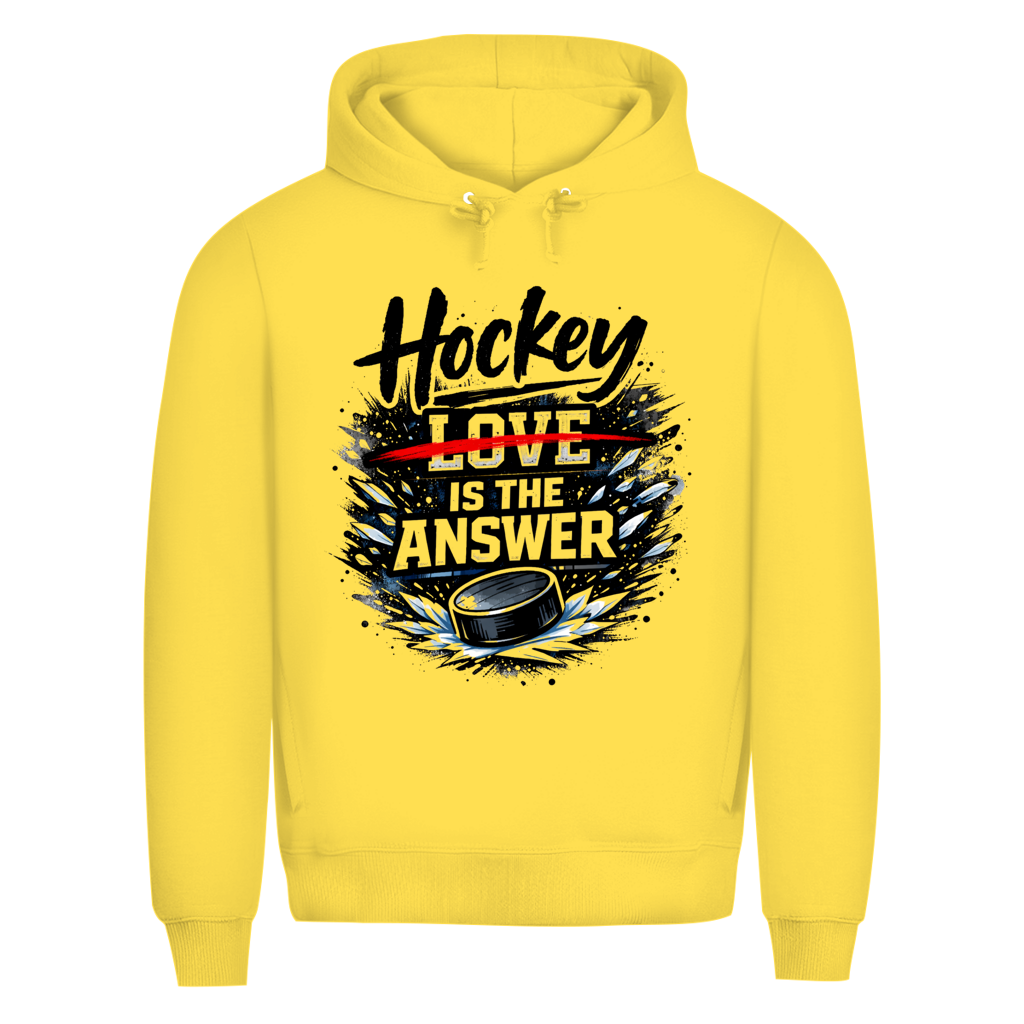Premium Hoodie HOCKEY IS THE ANSWER