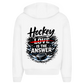 Oversize Zipper HOCKEY IS THE ANSWER (front&back)
