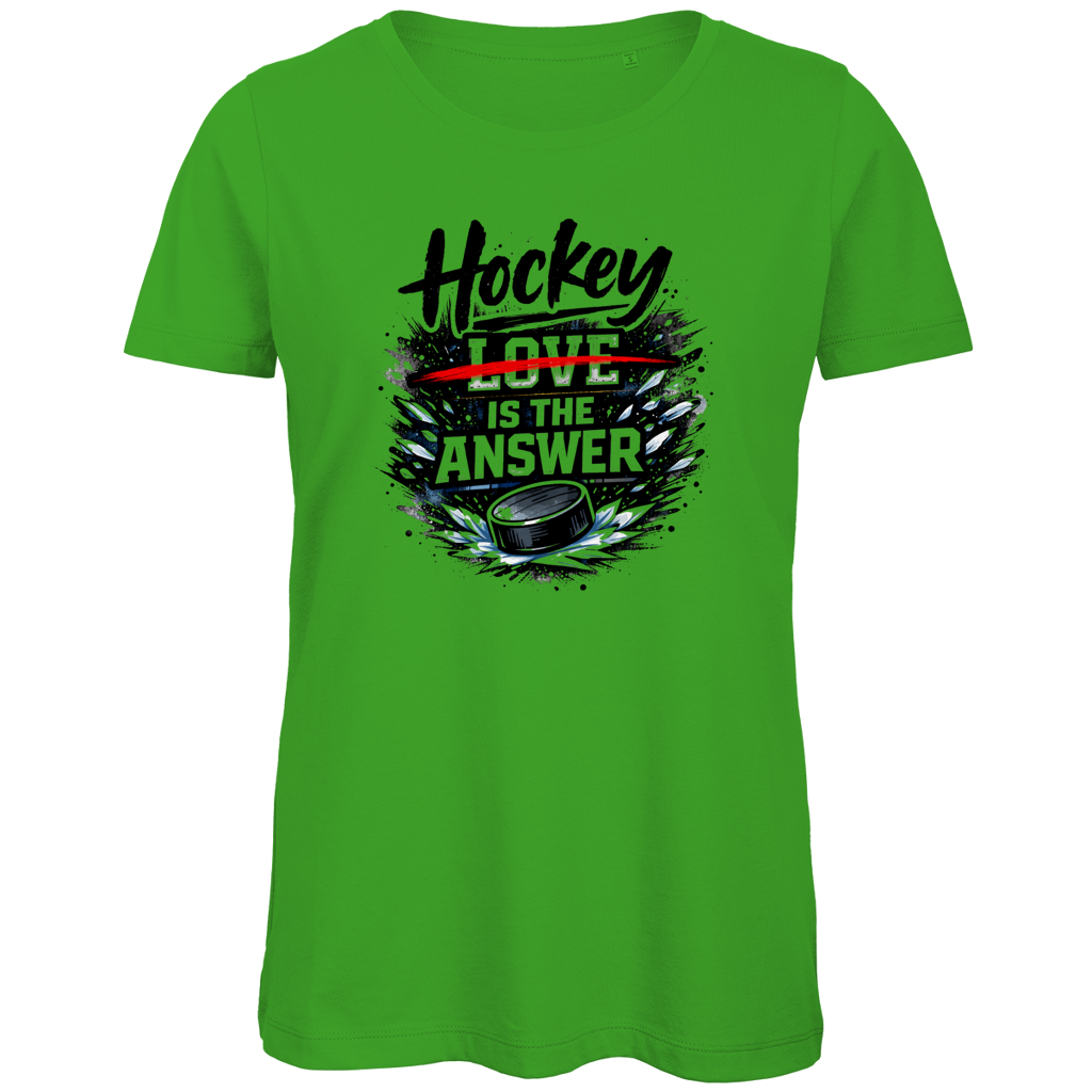 Ladies T-Shirt HOCKEY IS THE ANSWER