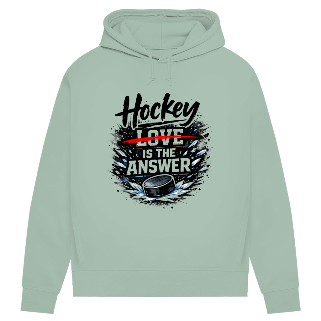Damen Premium Hoodie HOCKEY IS THE ANSWER