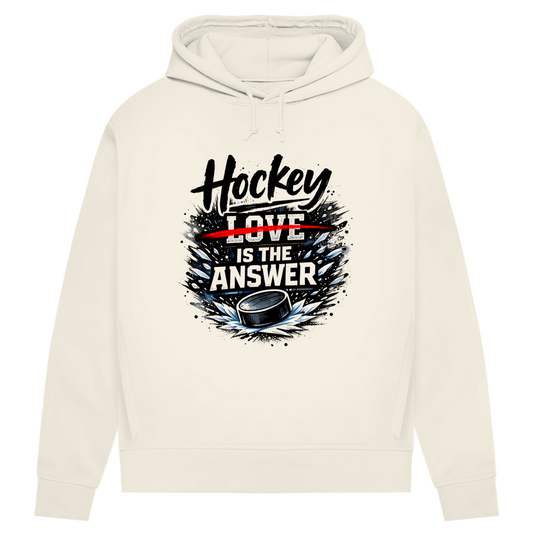 Damen Premium Hoodie HOCKEY IS THE ANSWER