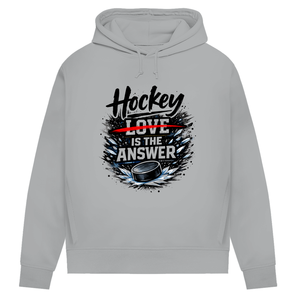 Damen Premium Hoodie HOCKEY IS THE ANSWER