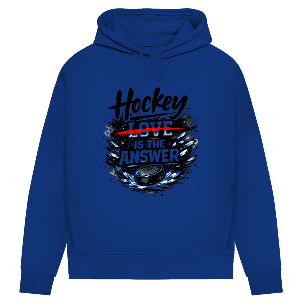 Damen Premium Hoodie HOCKEY IS THE ANSWER
