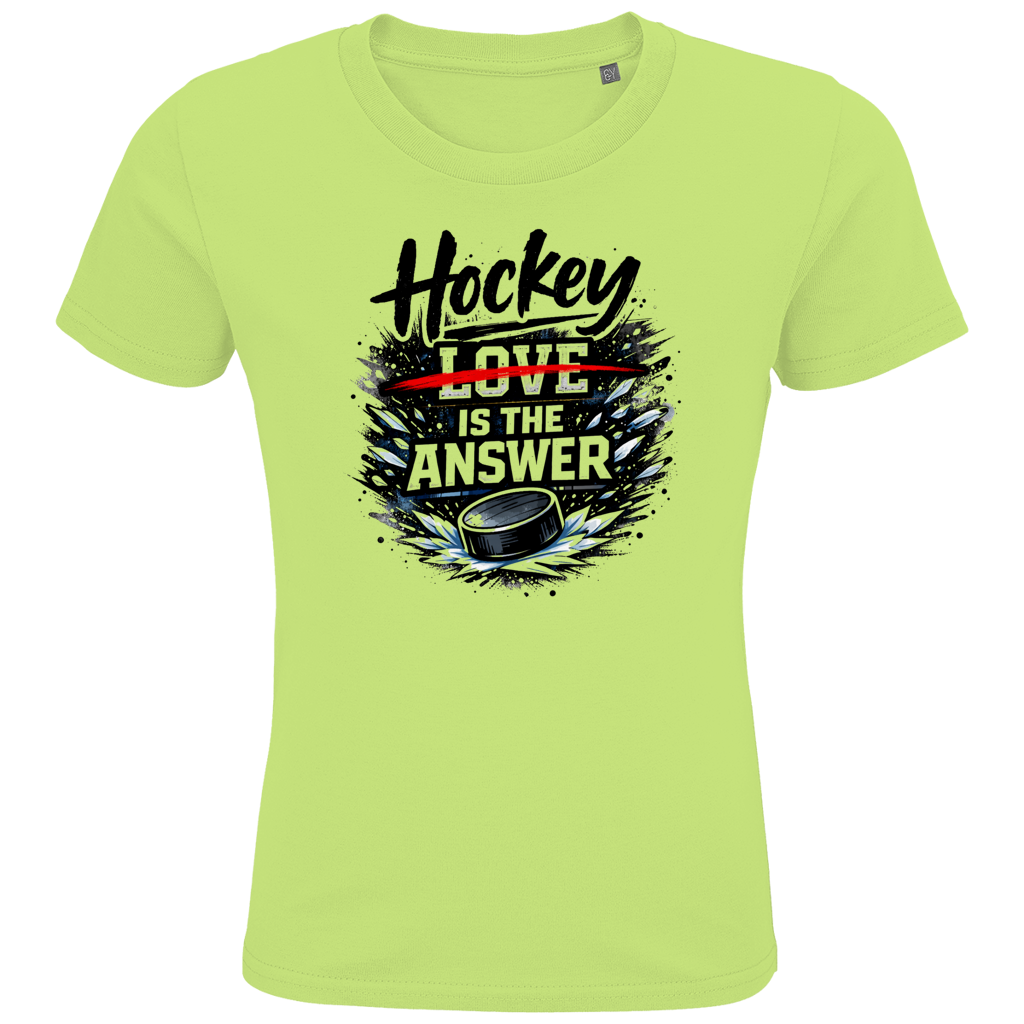 Kids T-Shirt HOCKEY IS THE ANSWER