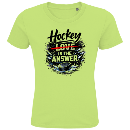Kids T-Shirt HOCKEY IS THE ANSWER