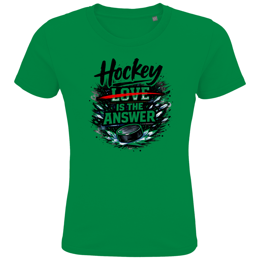 Kids T-Shirt HOCKEY IS THE ANSWER