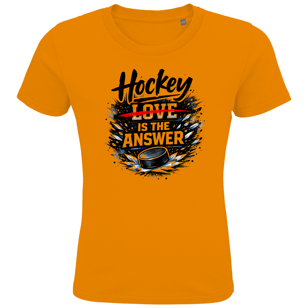Kids T-Shirt HOCKEY IS THE ANSWER