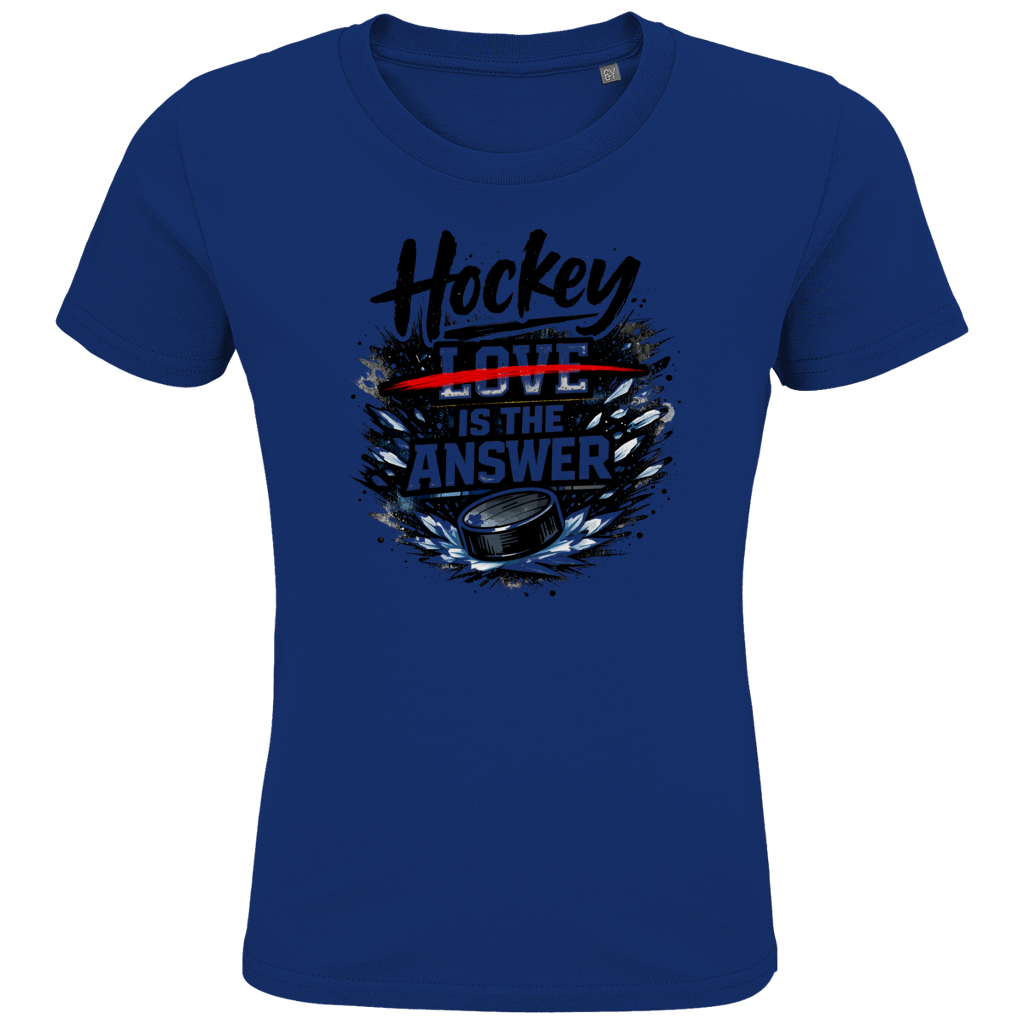 Kids T-Shirt HOCKEY IS THE ANSWER