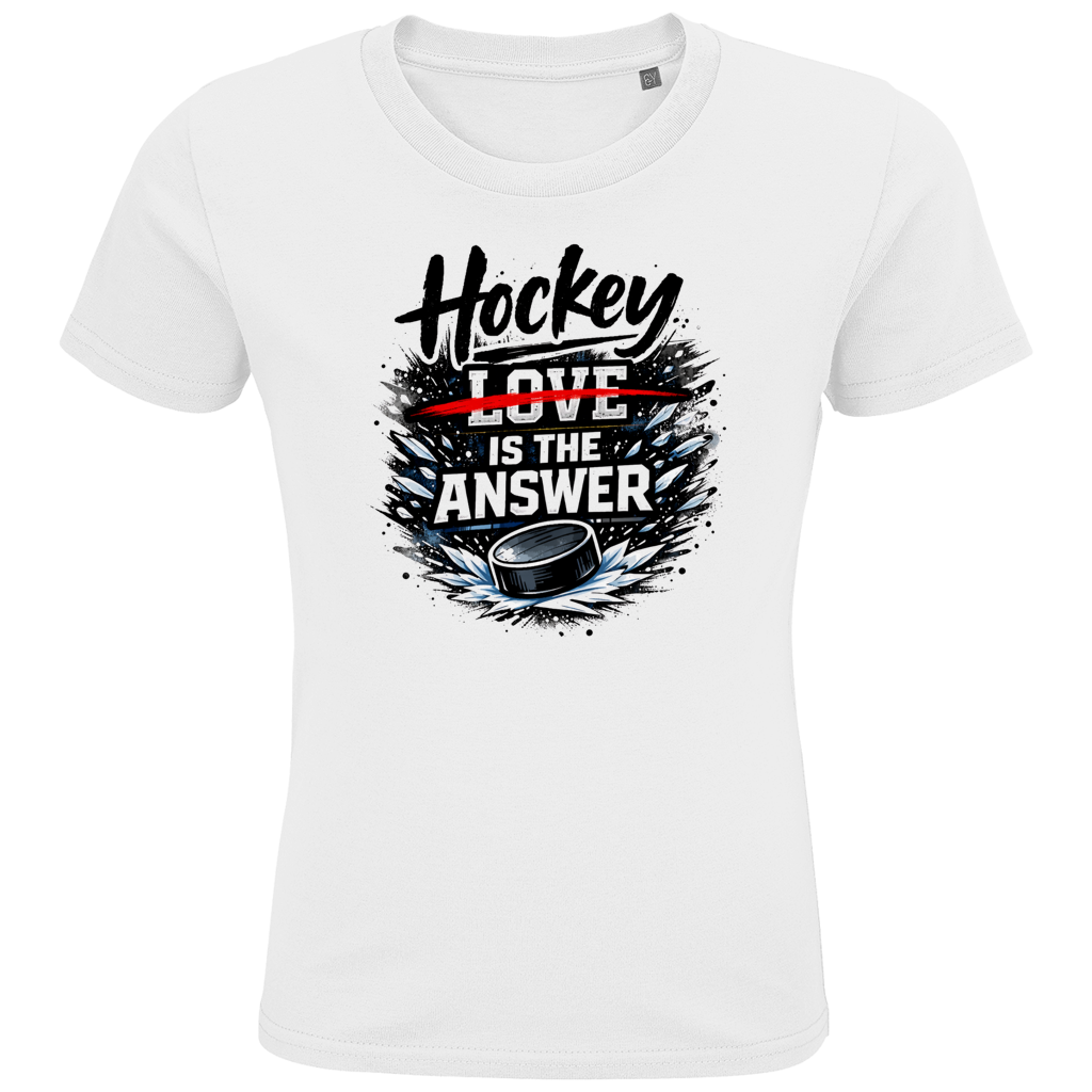Kids T-Shirt HOCKEY IS THE ANSWER