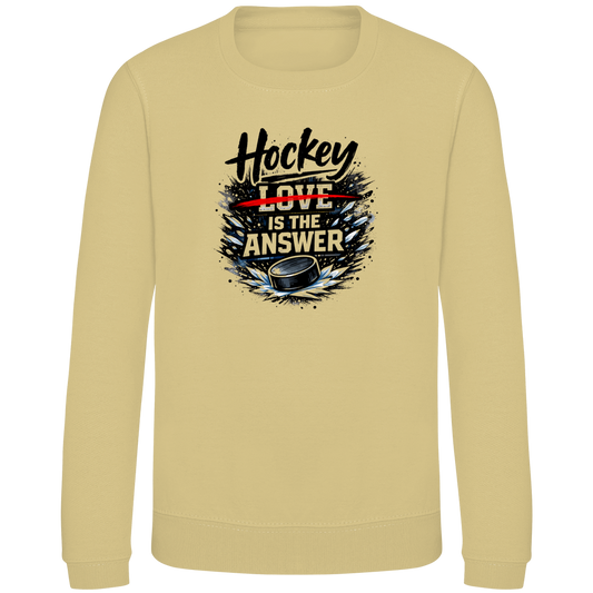 Kids Sweatshirt HOCKEY IS THE ANSWER
