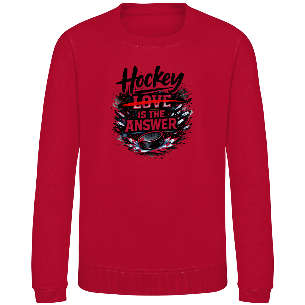 Kids Sweatshirt HOCKEY IS THE ANSWER
