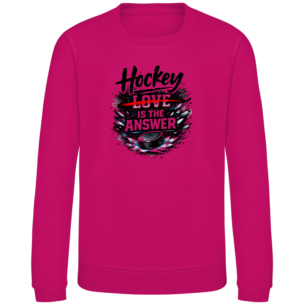 Kids Sweatshirt HOCKEY IS THE ANSWER
