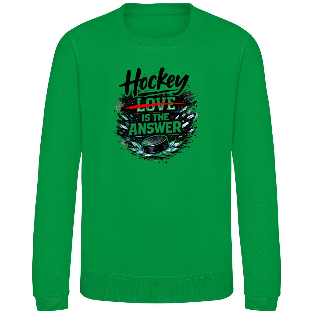 Kids Sweatshirt HOCKEY IS THE ANSWER