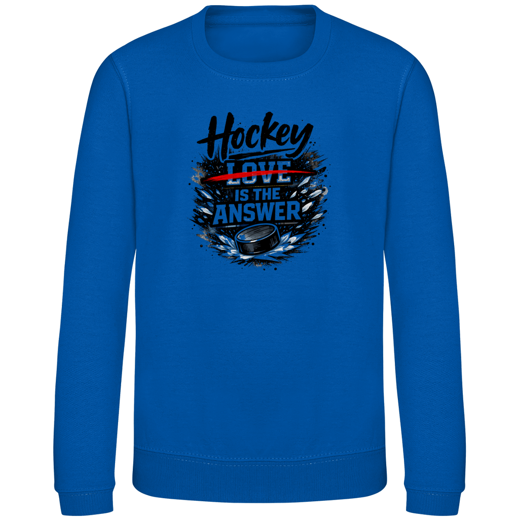 Kids Sweatshirt HOCKEY IS THE ANSWER