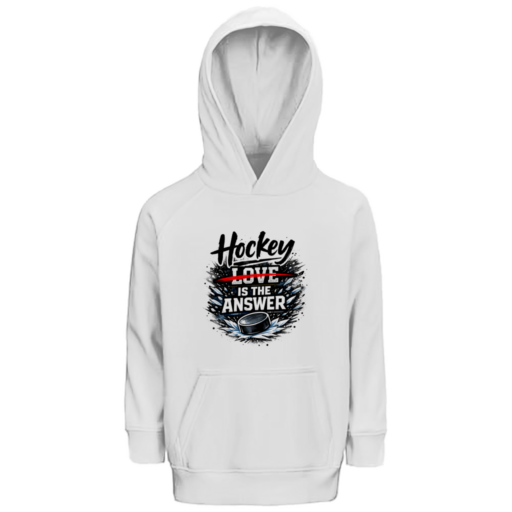 Kids Hoodie HOCKEY IS THE ANSWER