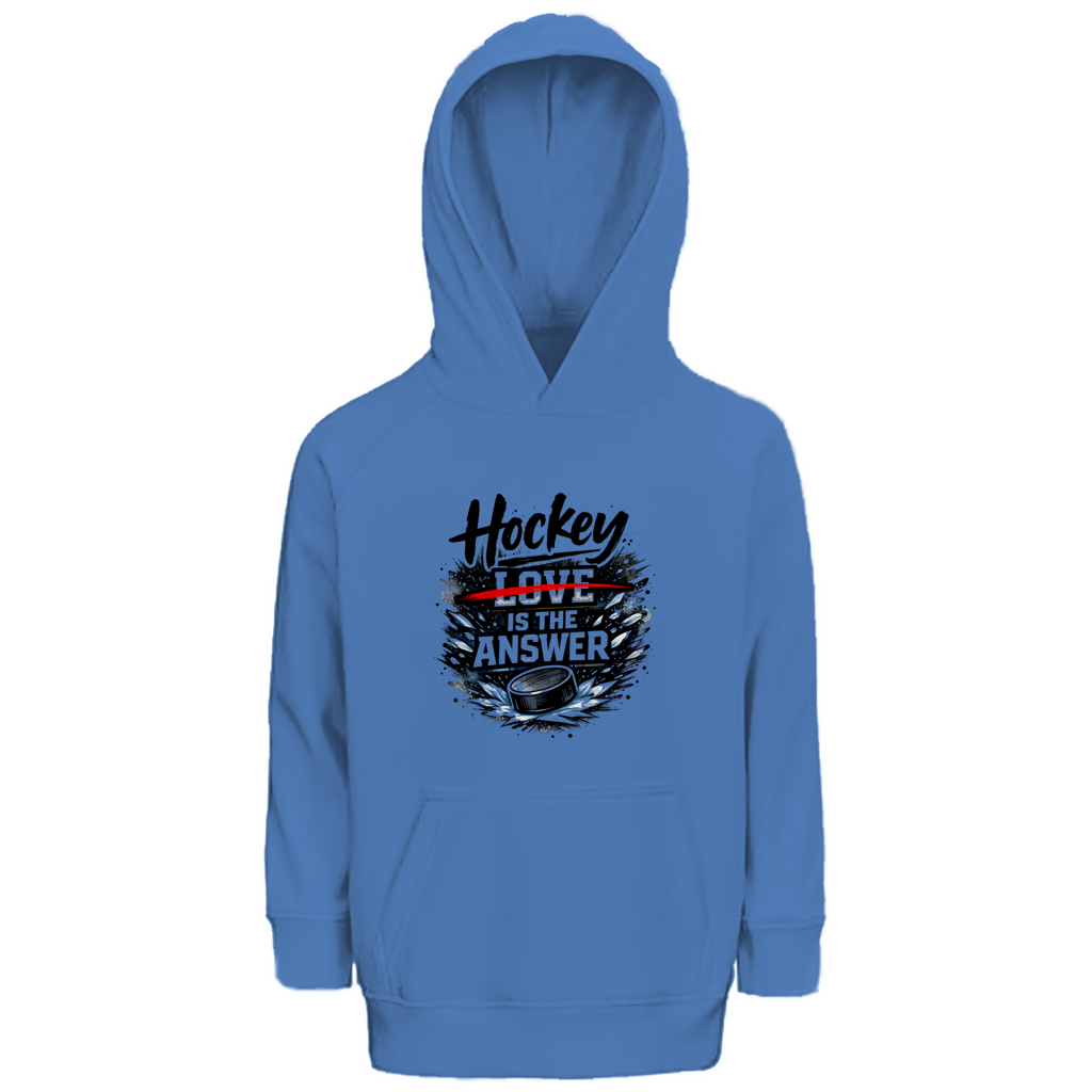Kids Hoodie HOCKEY IS THE ANSWER