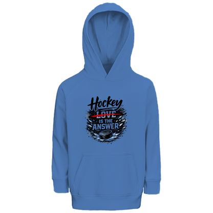 Kids Hoodie HOCKEY IS THE ANSWER