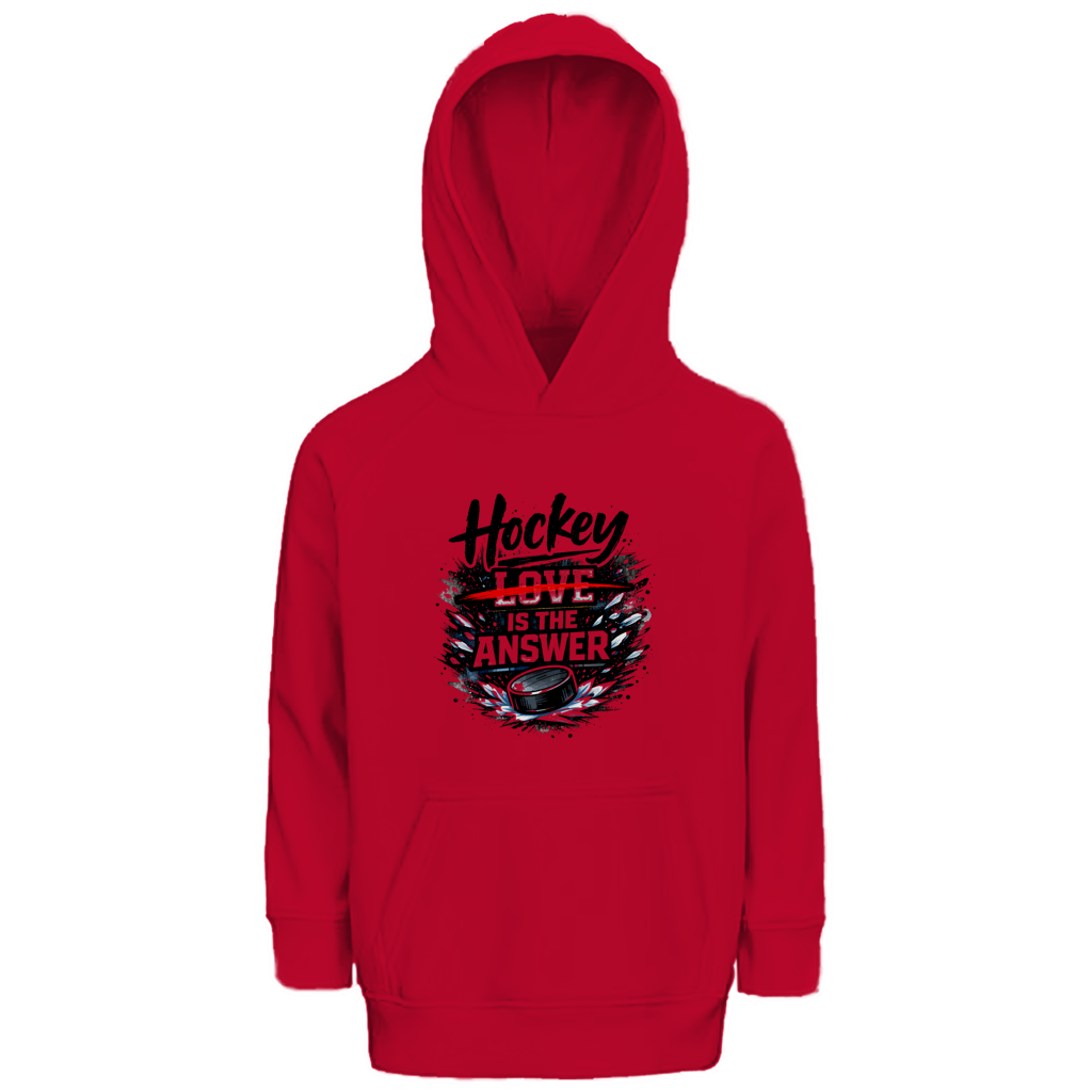 Kids Hoodie HOCKEY IS THE ANSWER