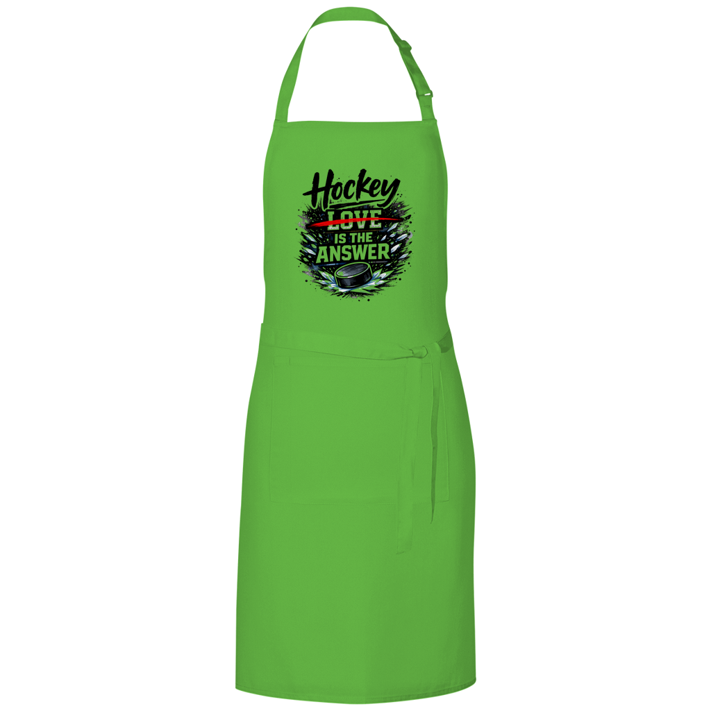 Grillschürze HOCKEY IS THE ANSWER