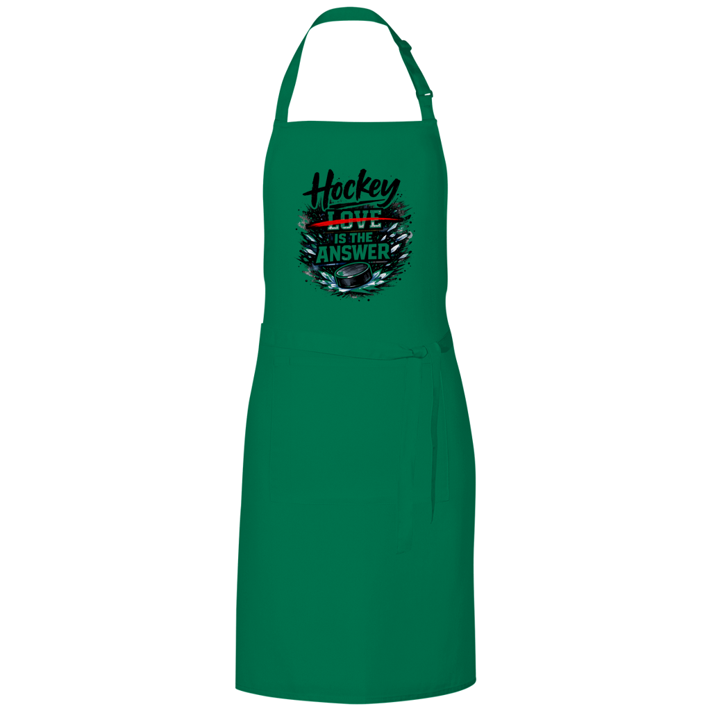 Grillschürze HOCKEY IS THE ANSWER