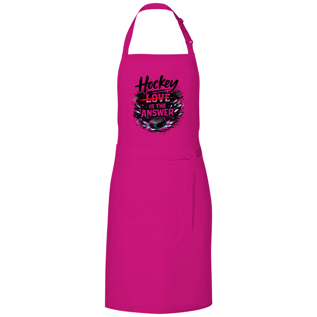 Grillschürze HOCKEY IS THE ANSWER