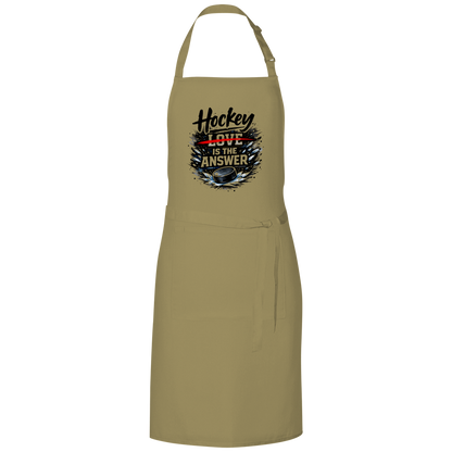 Grillschürze HOCKEY IS THE ANSWER