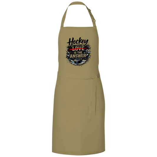 Grillschürze HOCKEY IS THE ANSWER