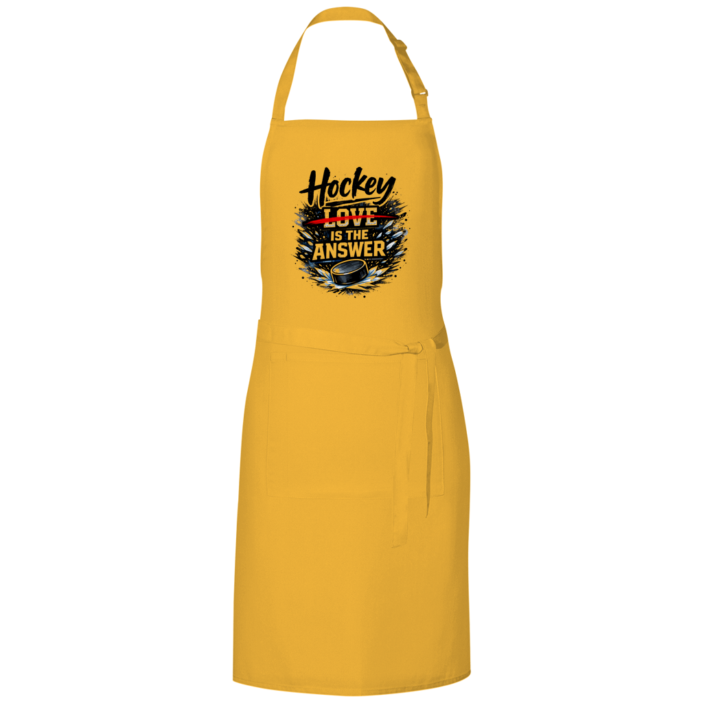 Grillschürze HOCKEY IS THE ANSWER
