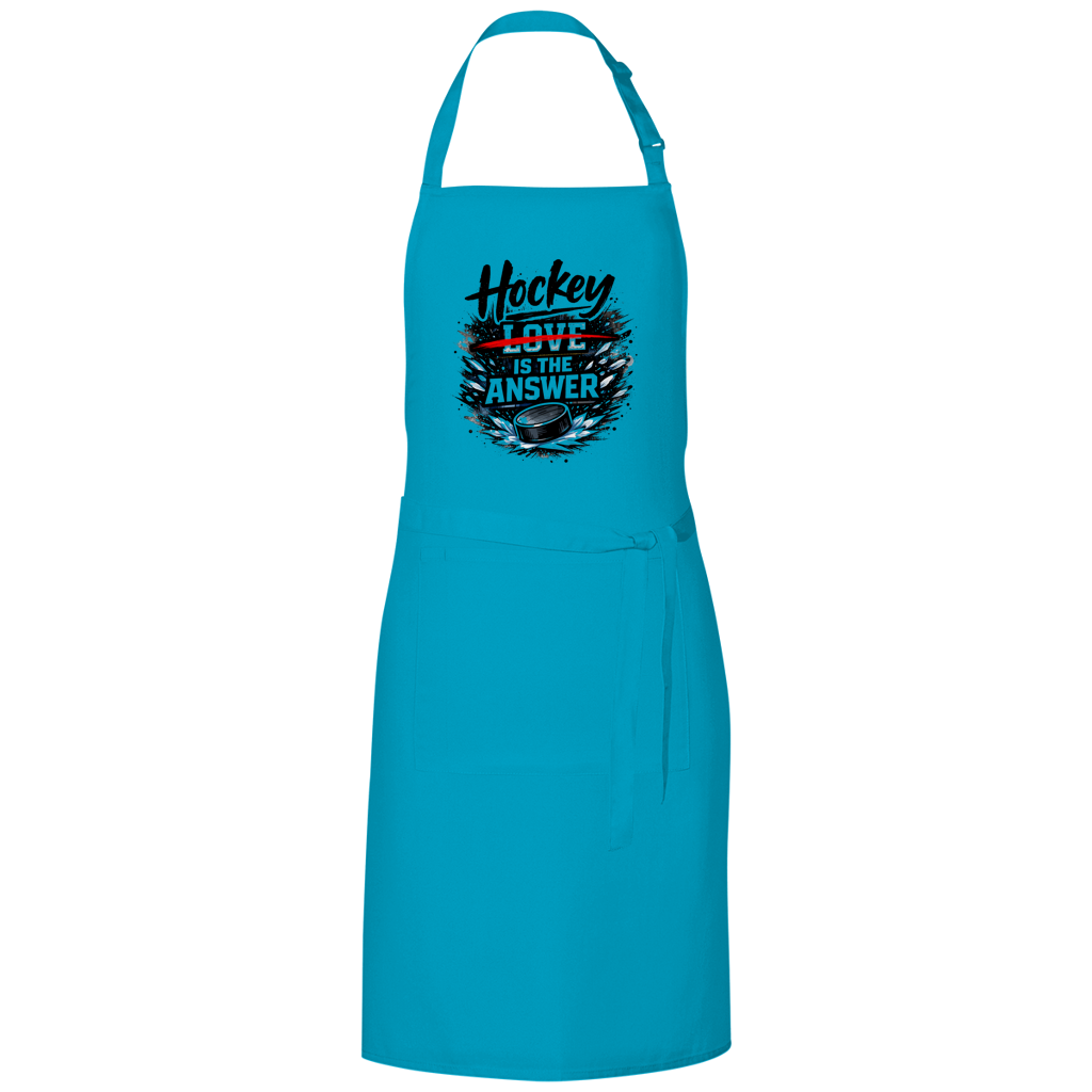 Grillschürze HOCKEY IS THE ANSWER