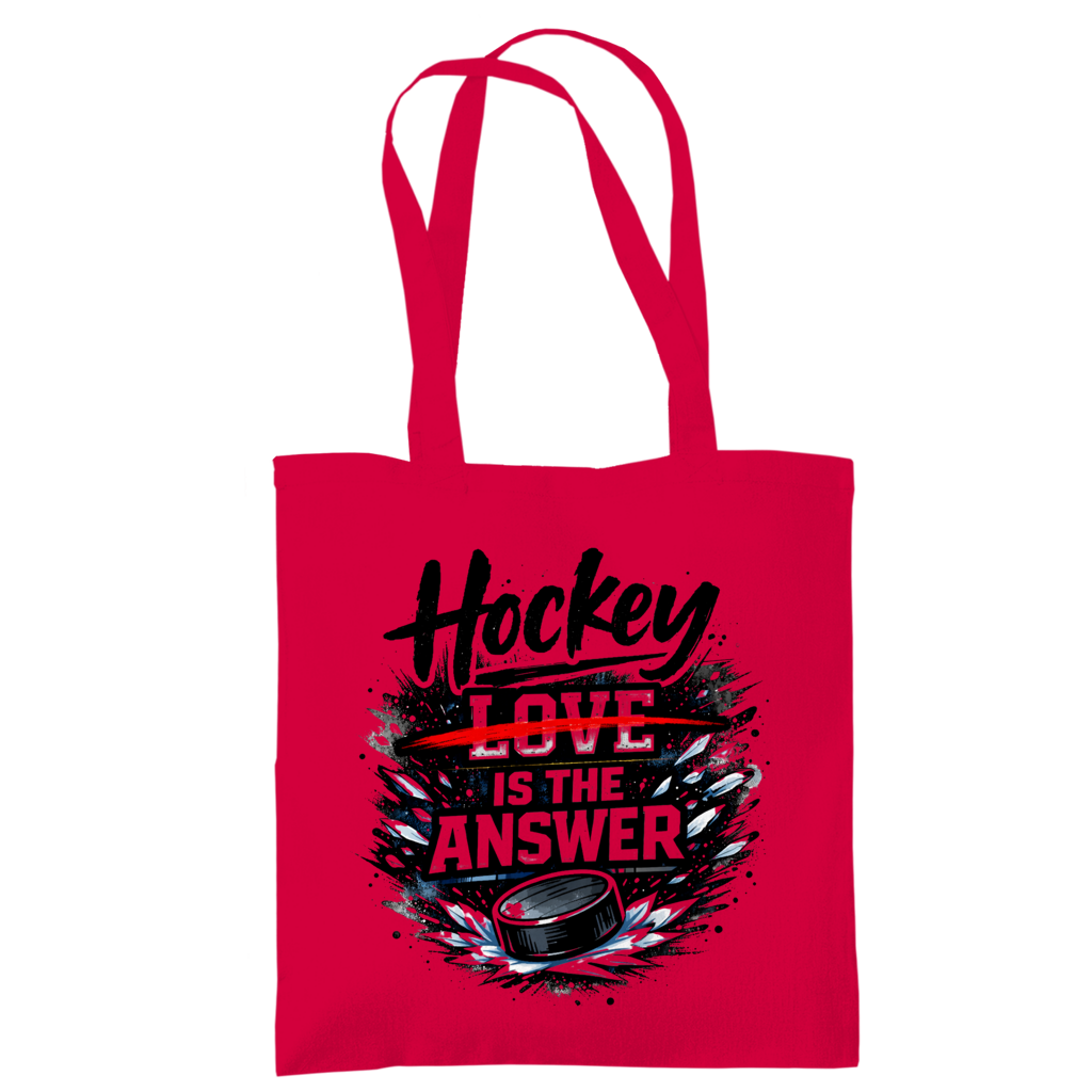 Tragetasche HOCKEY IS THE ANSWER
