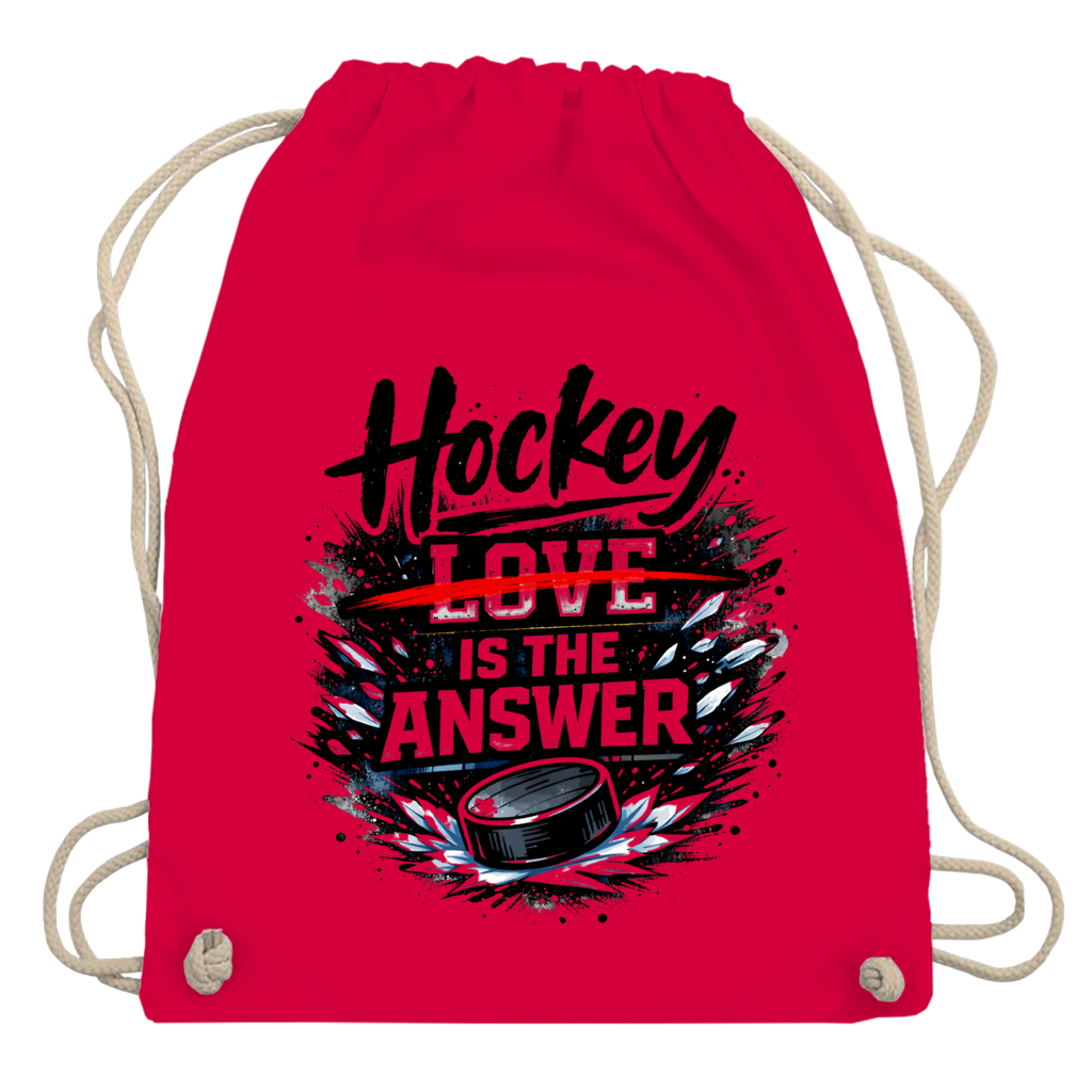 Turnbeutel HOCKEY IS THE ANSWER