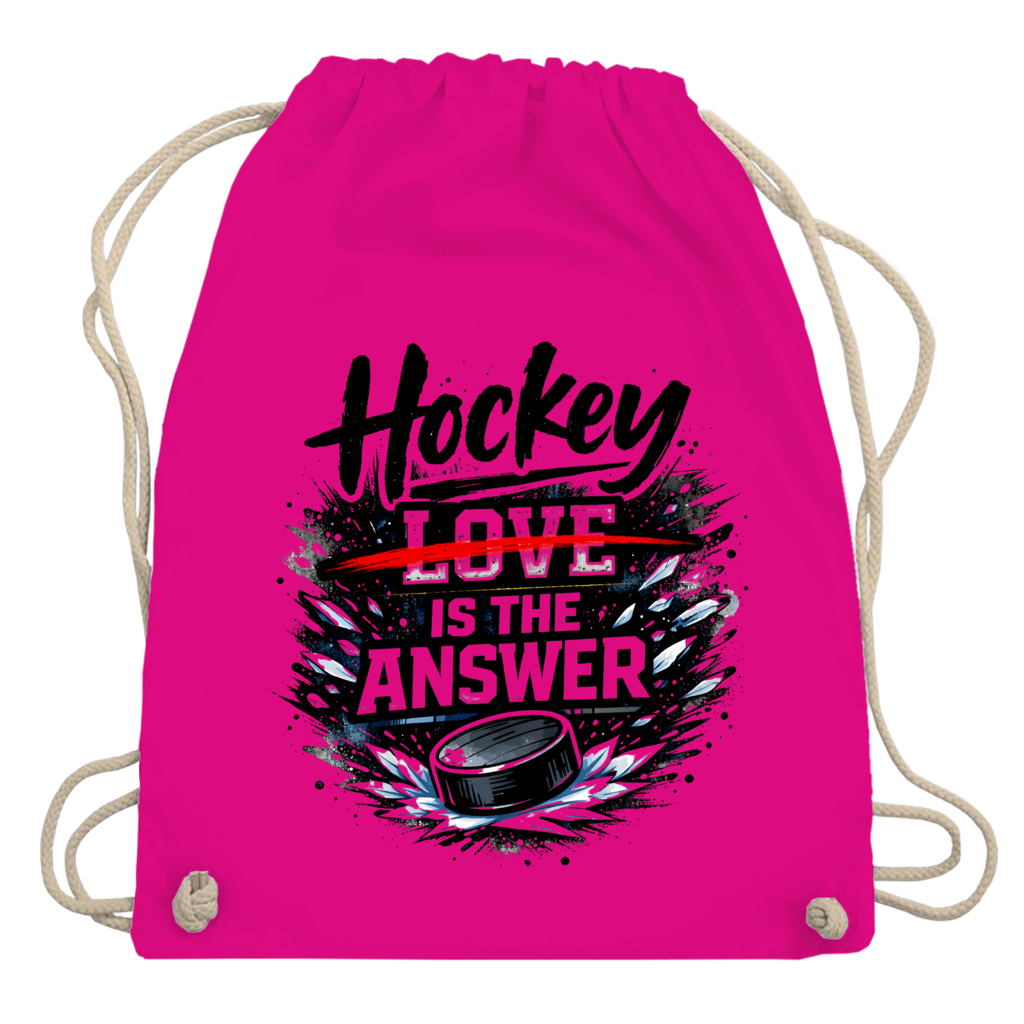 Turnbeutel HOCKEY IS THE ANSWER