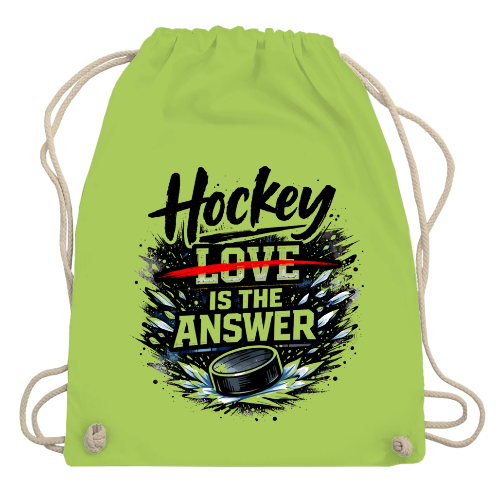 Turnbeutel HOCKEY IS THE ANSWER