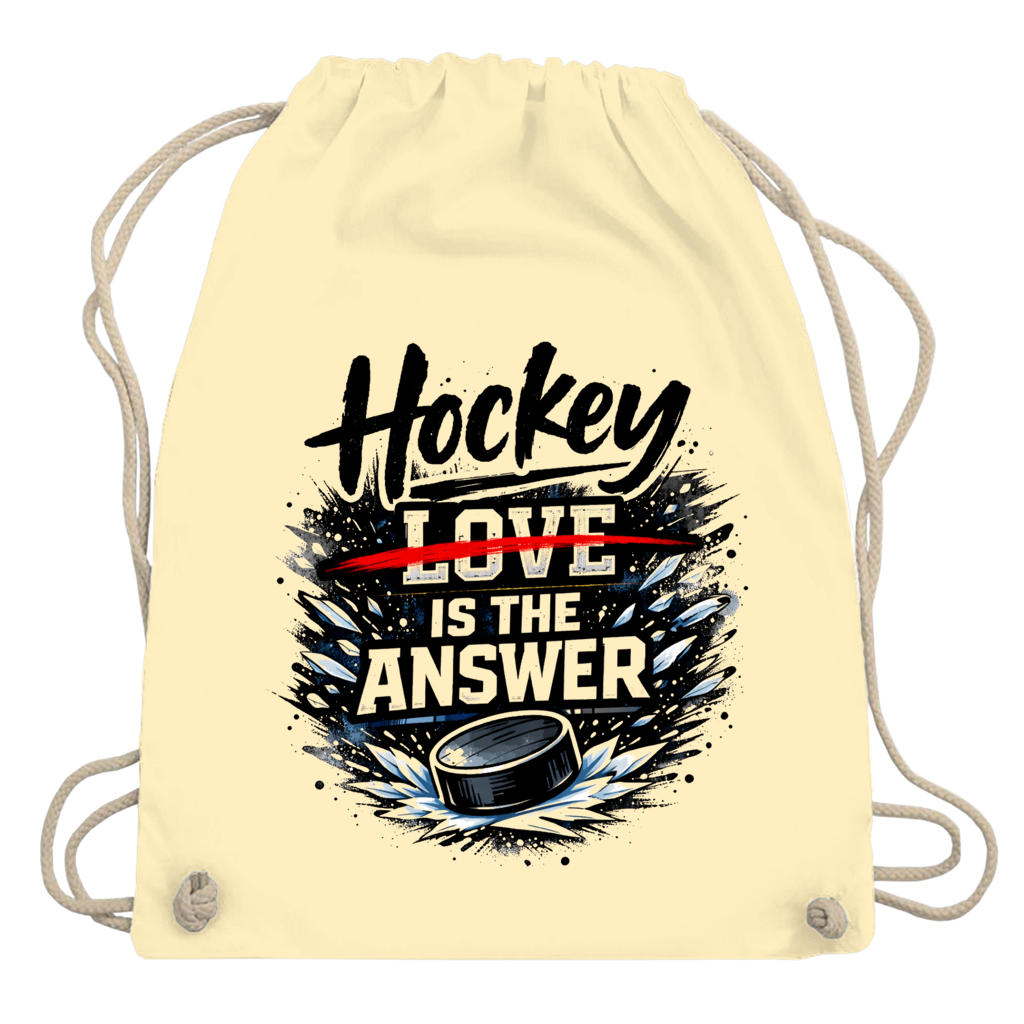 Turnbeutel HOCKEY IS THE ANSWER