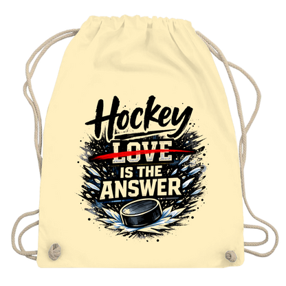 Turnbeutel HOCKEY IS THE ANSWER