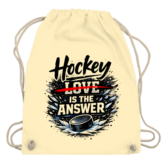 Turnbeutel HOCKEY IS THE ANSWER