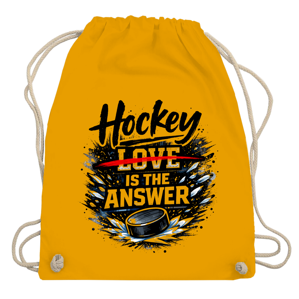 Turnbeutel HOCKEY IS THE ANSWER