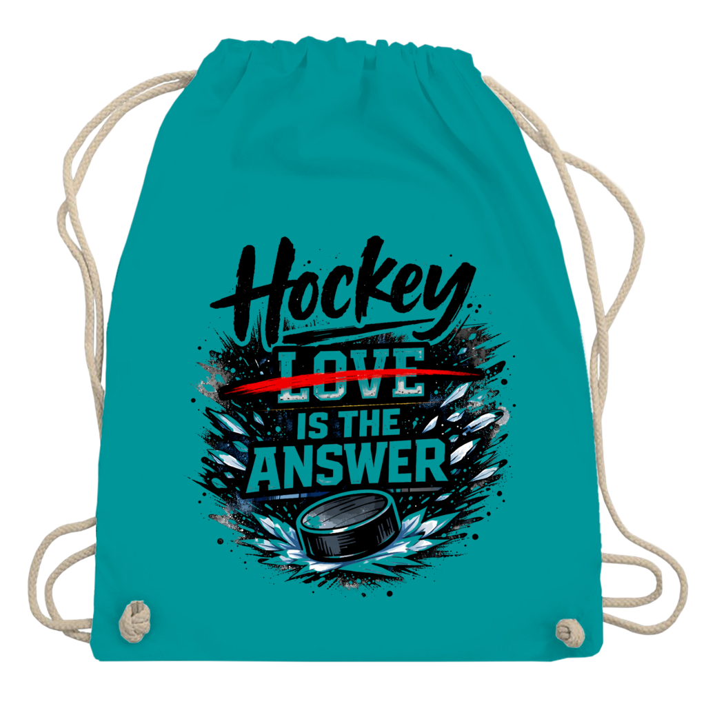 Turnbeutel HOCKEY IS THE ANSWER