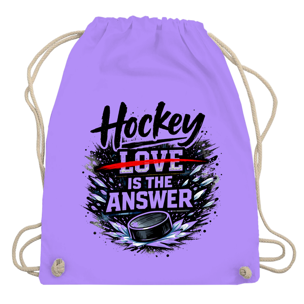 Turnbeutel HOCKEY IS THE ANSWER
