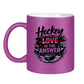 Glitzertasse HOCKEY IS THE ANSWER